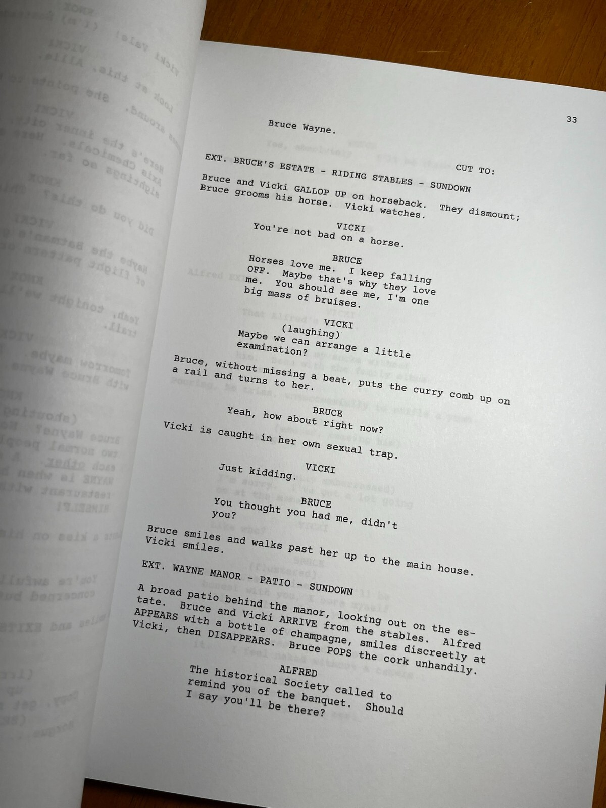 Batman 1989 Script Cast-Signed – Autograph Reprints – 129 Pages – Michael Keaton