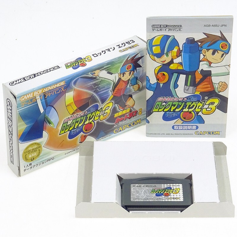 ROCKMAN EXE 3 Megaman Nintendo Game Boy Advance Japan Import GBA Complete
