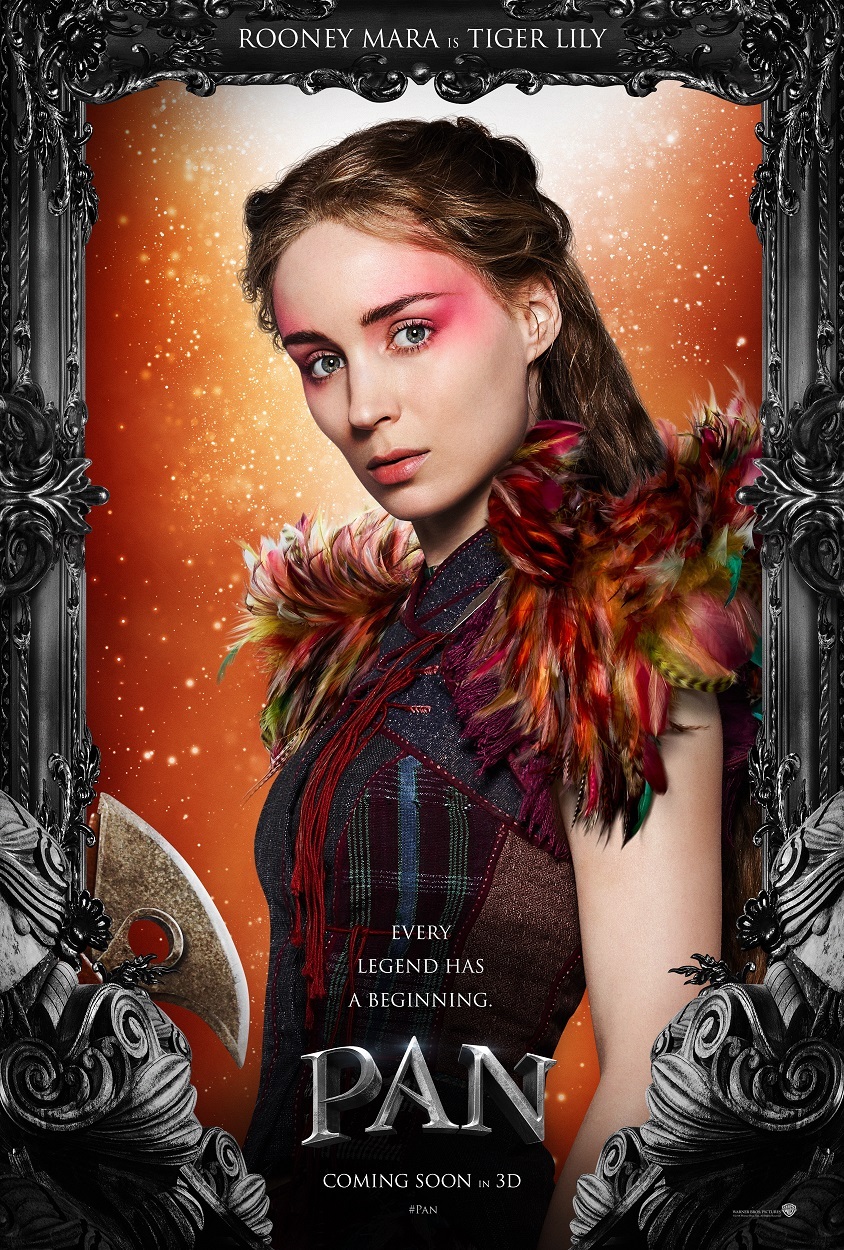 Pan movie poster – Peter Pan poster – Rooney Mara (2015) – 11″ x 17″