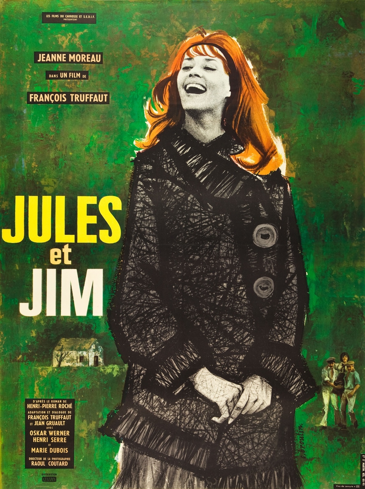 Jules and Jim 1962 Drama (French) Movie Poster