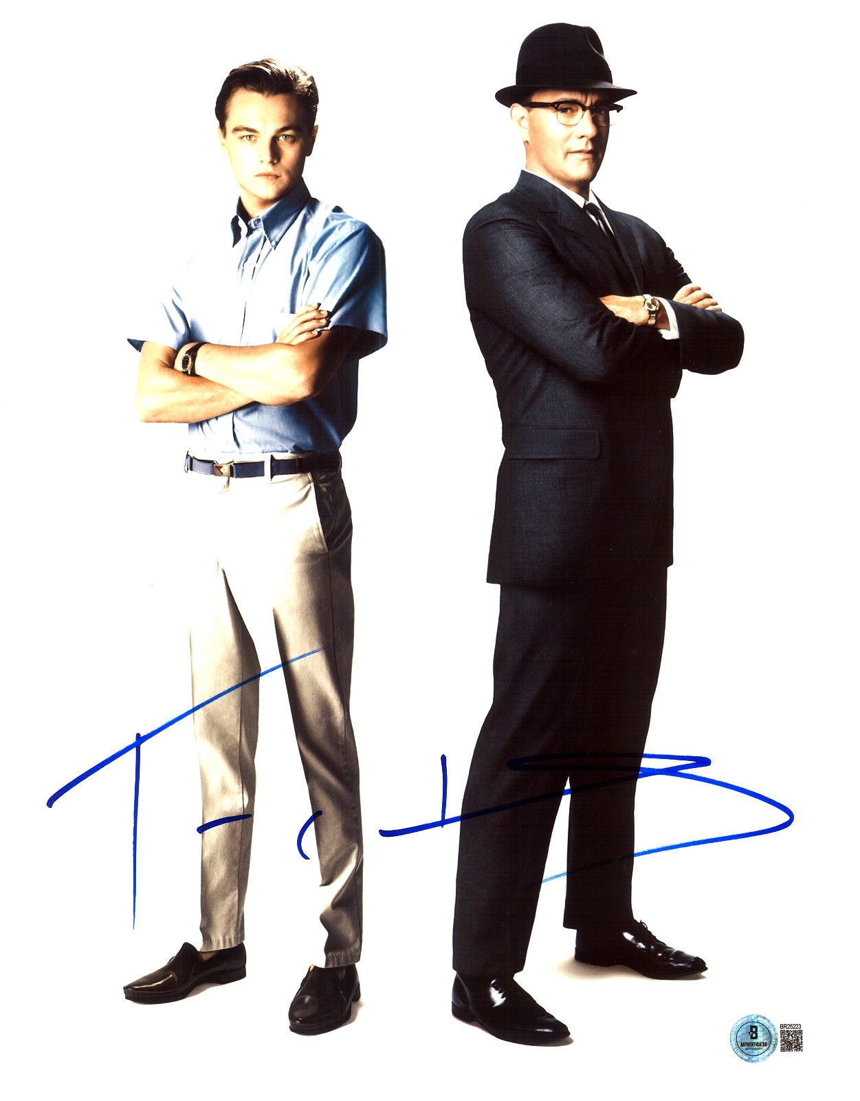 TOM HANKS SIGNED AUTOGRAPH CATCH ME IF YOU CAN 11X14 PHOTO BAS BECKETT COA