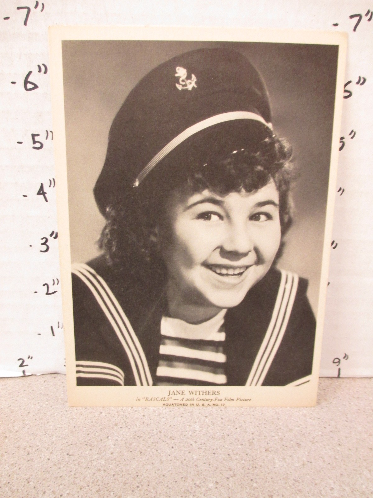 JANE WITHERS child star movie studio premium fan photo 1930s RASCALS 20th Fox