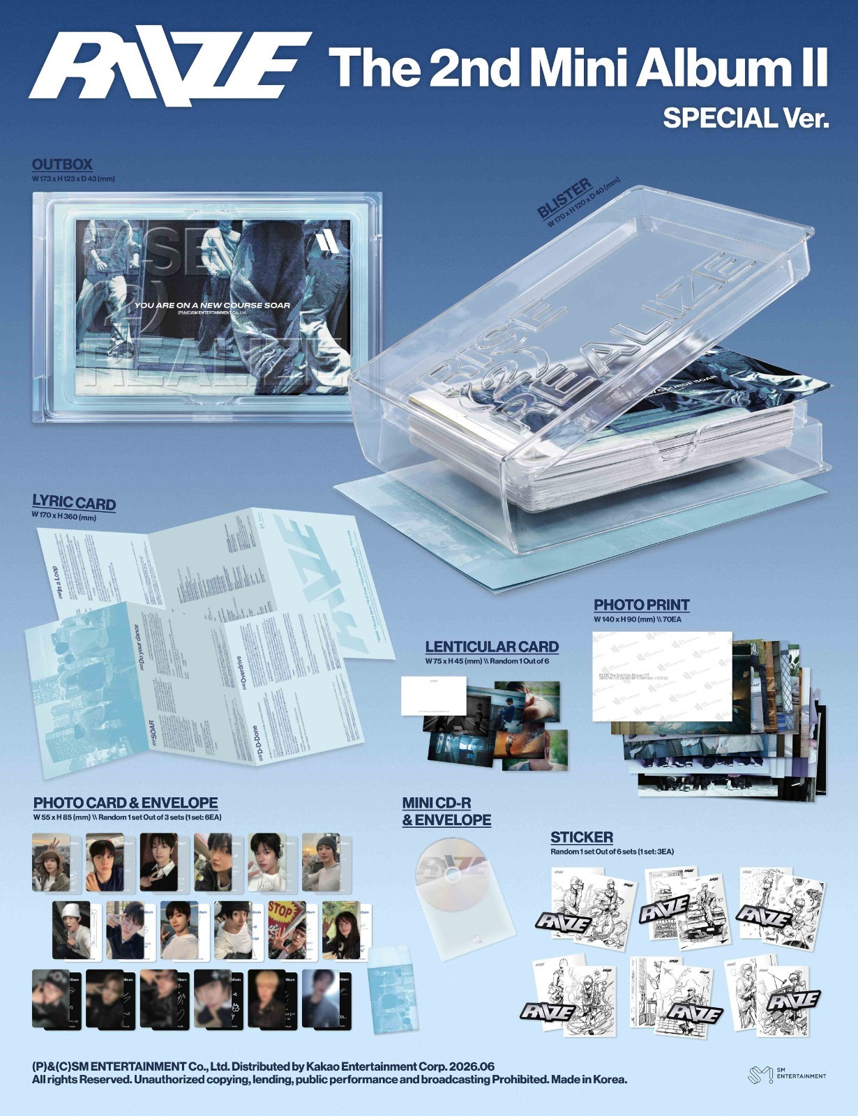 [RIIZE] II / Special Ver. / 2nd Mini Album + Exclusive Photocard