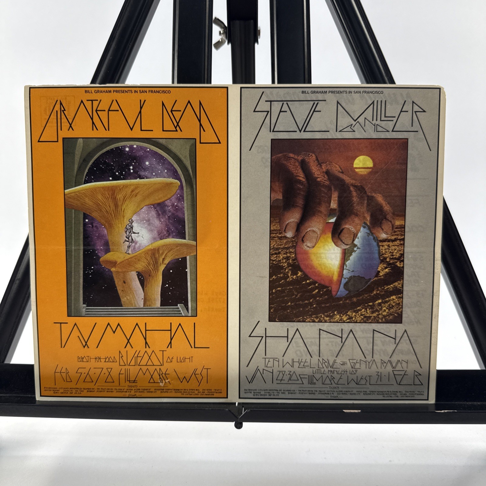 Bill Graham 1970 Steve Miller Taj Mahal Grateful Dead Fillmore West Mailer