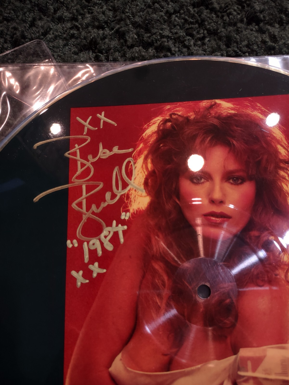 Aerosmith Related – Bebe Buell 12″ Color Picture Disc Signed By Actress