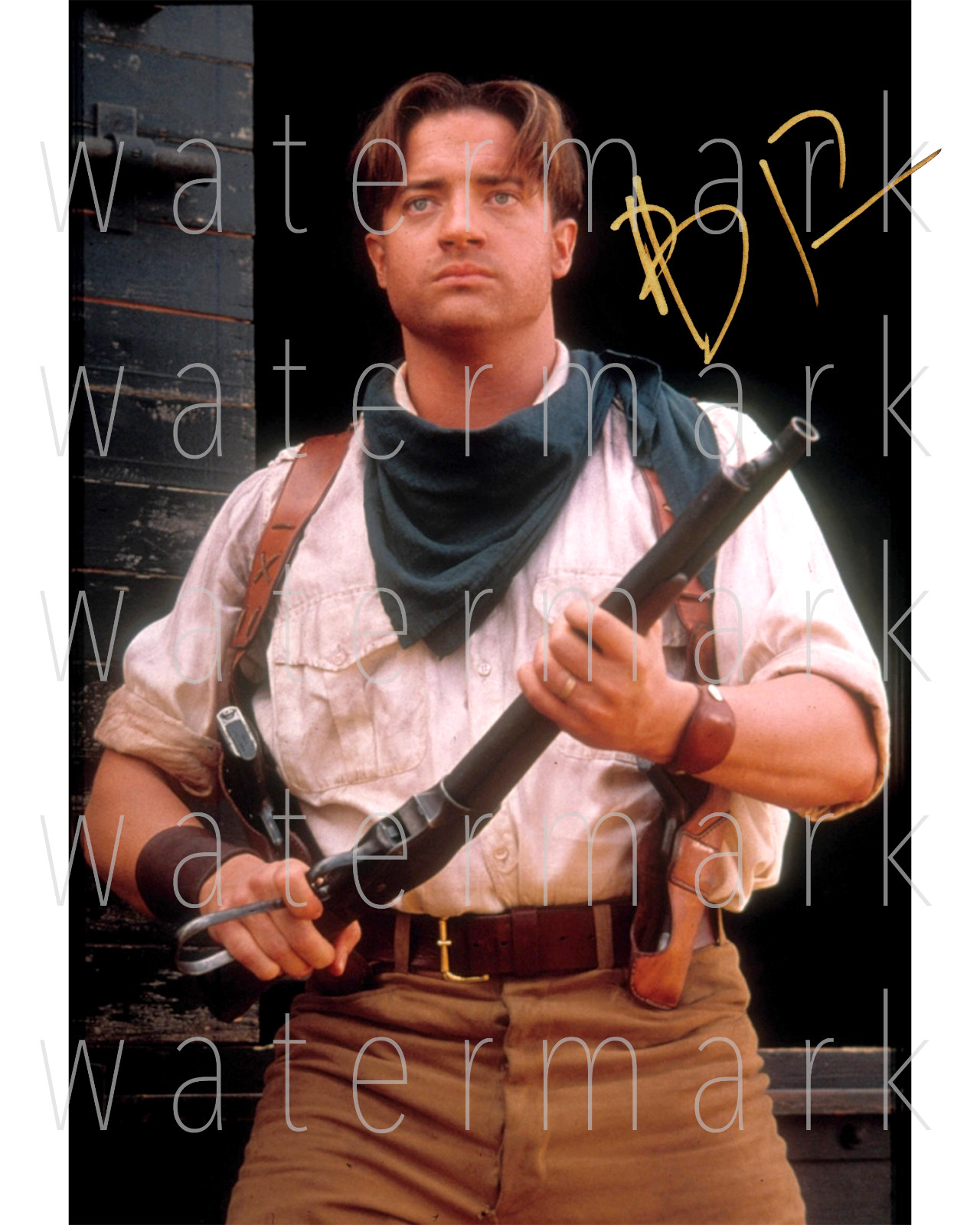 The Mummy Brendan Fraser signed 8X10 inch photo picture poster autograph RP
