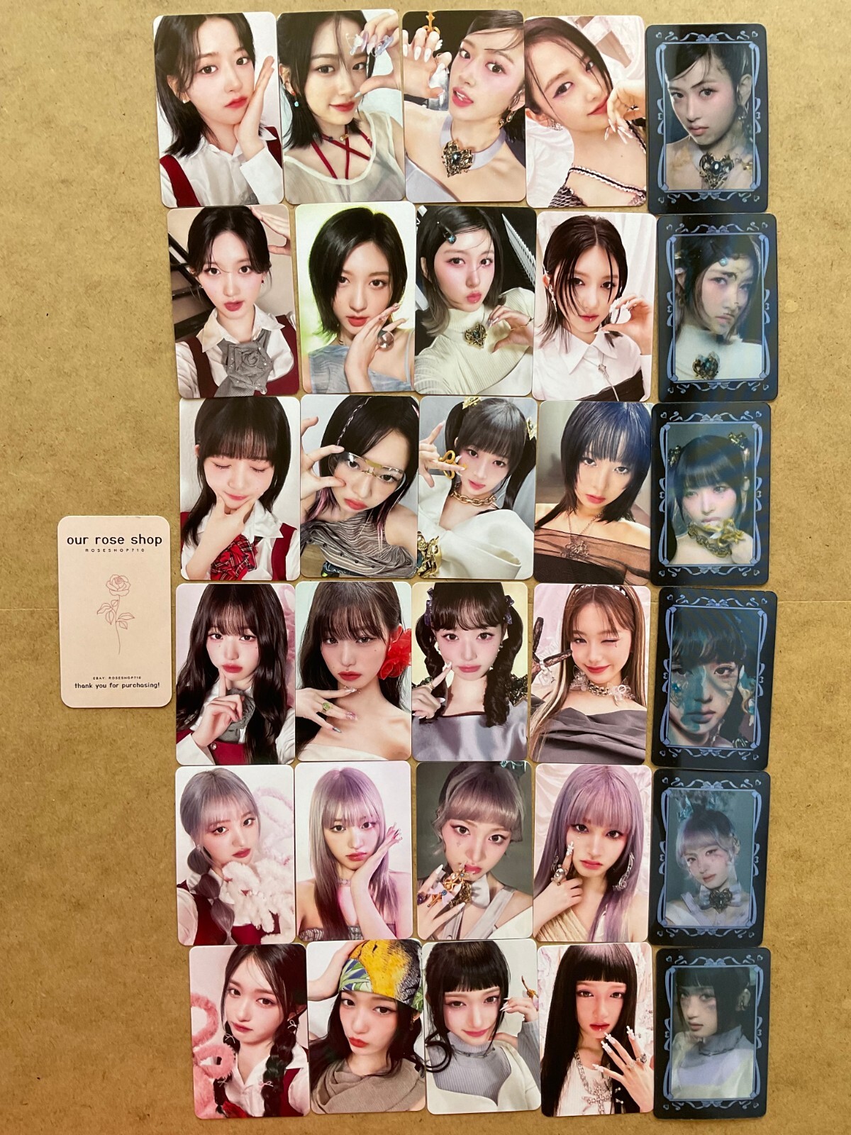 IVE I’ve Switch 2nd EP Album Official Photocard: Heart Card, Postcard, PC, Lenti