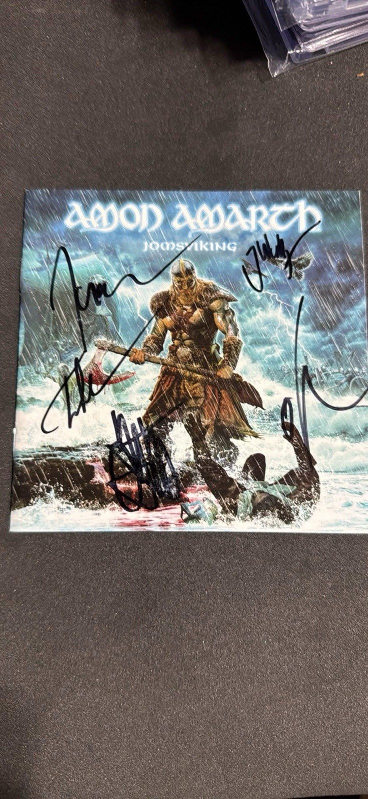 Amon Amarth Jomsviking Signed CD Booklet Original Autographed Music