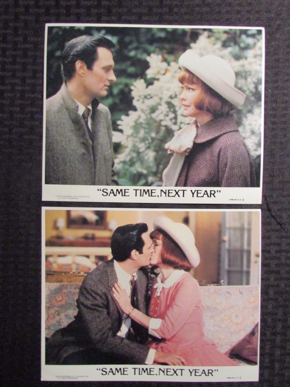 1978 SAME TIME NEXT YEAR Original Movie Stills 8×10″ VF 8.0 LOT of 8