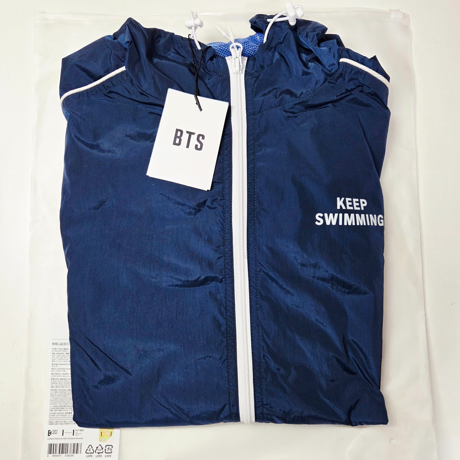 [ON HAND] BTS ‘SWIM’ Official Merch Wind Jacket, Ball Cap + Tracking Number