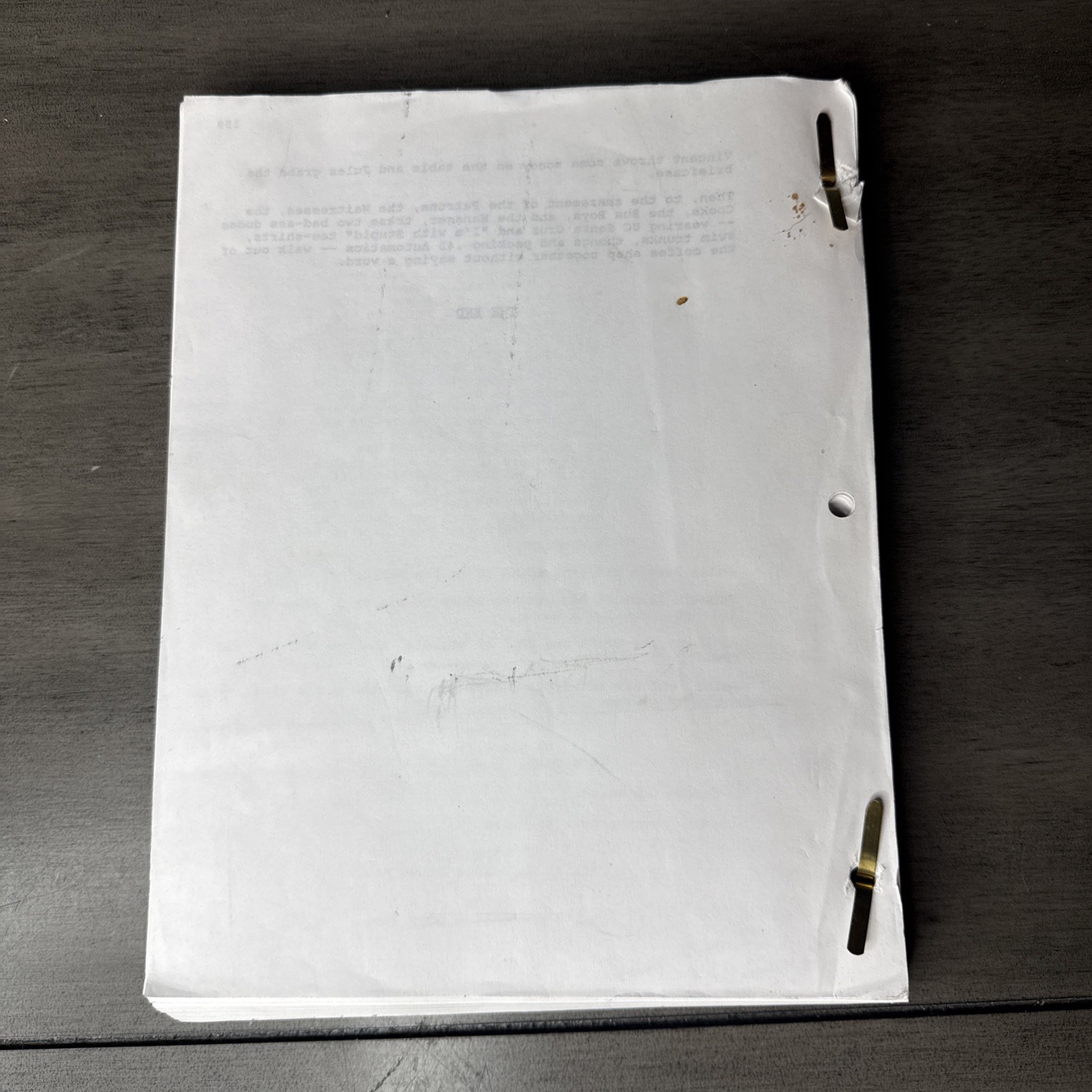 1993 Pulp Fiction Quentin Tarantino & Avery Original Movie Script Last Draft