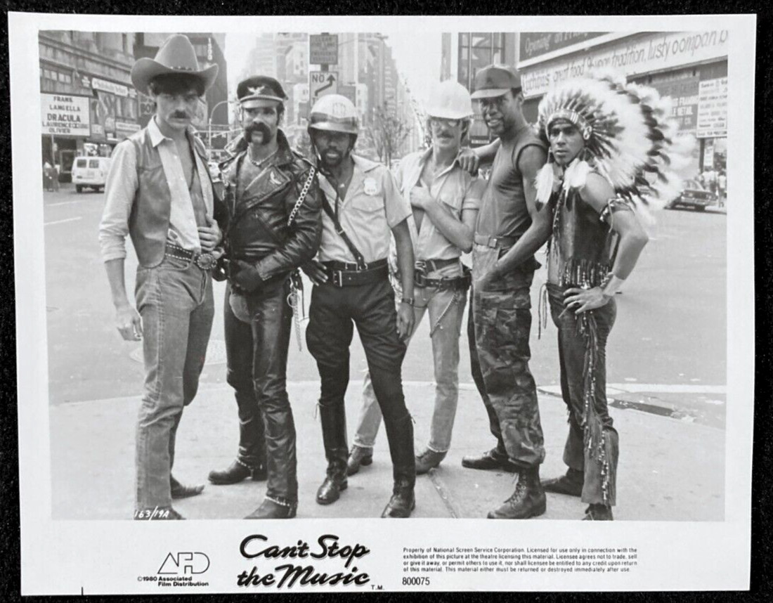 CAN’T STOP THE MUSIC Original Movie Press Photo Village People Disco Musical