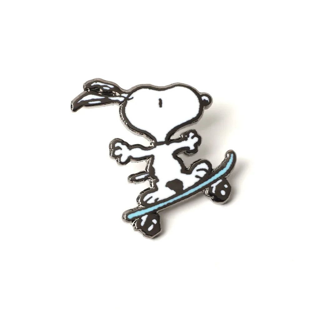 Snoopy Skateboard Beach Ball Enamel Pin (Officially Licensed Product)