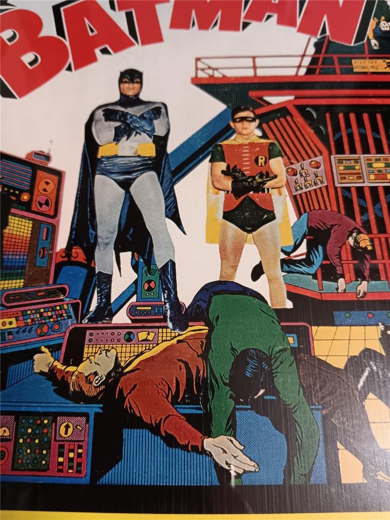1966 BATMAN THE MOVIE Theater Poster Numbered Print 17×11 NSS FRAMED Reprint