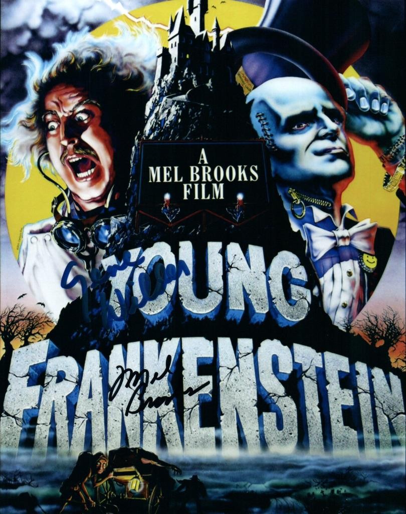 Gene Wilder Mel Brooks autographed 8×10 Photo signed Picture pic and COA