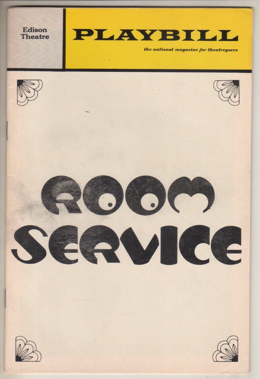 Ron Leibman “Room Service” Playbill 1970 Off-Broadway Edison Theatre