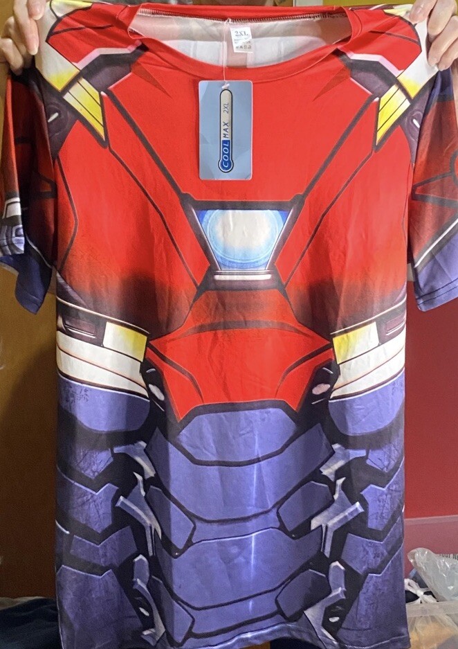 NEW Transformers Movie CoolMax Shirt Men’s Size Medium (STRETCHY), Tag Says 2XL