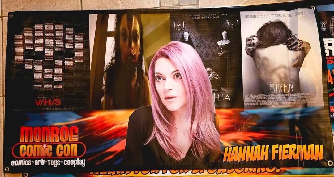 Signed Comic Convention Guest Banners DRAGON BALL Z FRIDAY THE 13TH WATERBOY
