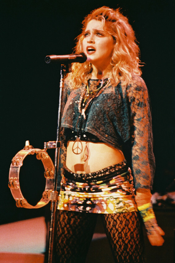 Madonna 24X18 Poster Bare Midriff Mid 80’S Concert