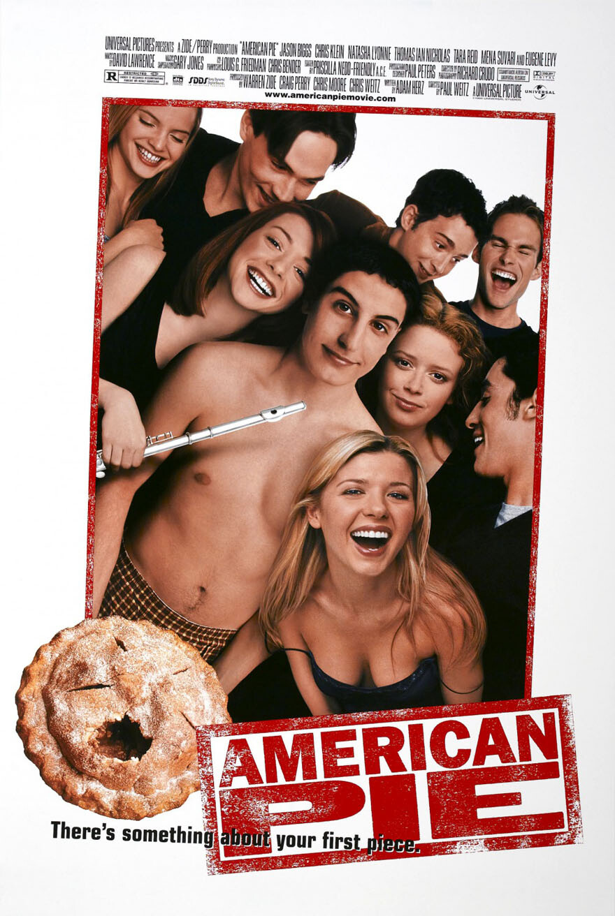 AMERICAN PIE MOVIE POSTER 2 Sided RARE ORIGINAL FINAL NM 27×40 JASON BIGGS