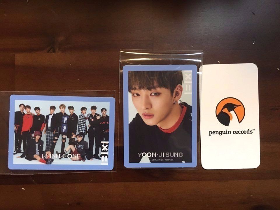WANNA ONE – 1X1=1 TO BE ONE SKY VER. YOON JI SUNG PHOTO CARD