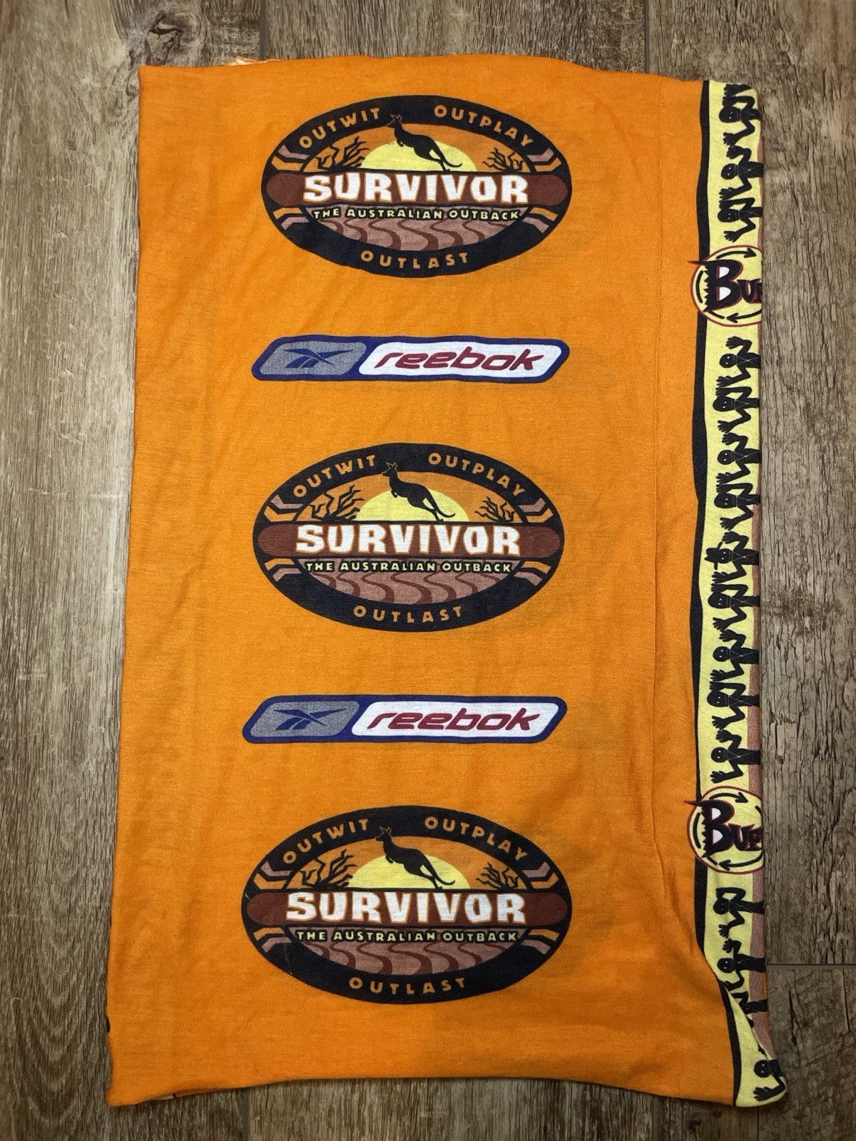 Buff Survivor 2001 Australian Outback Barramundi TOP Buff Reebok Rare