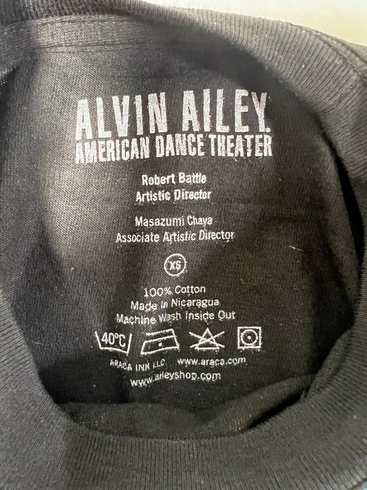 Alvin Ailey American Dance Theater 2018-19 UNISEX BLUE MAN TEE OFFICIAL MERCHANT