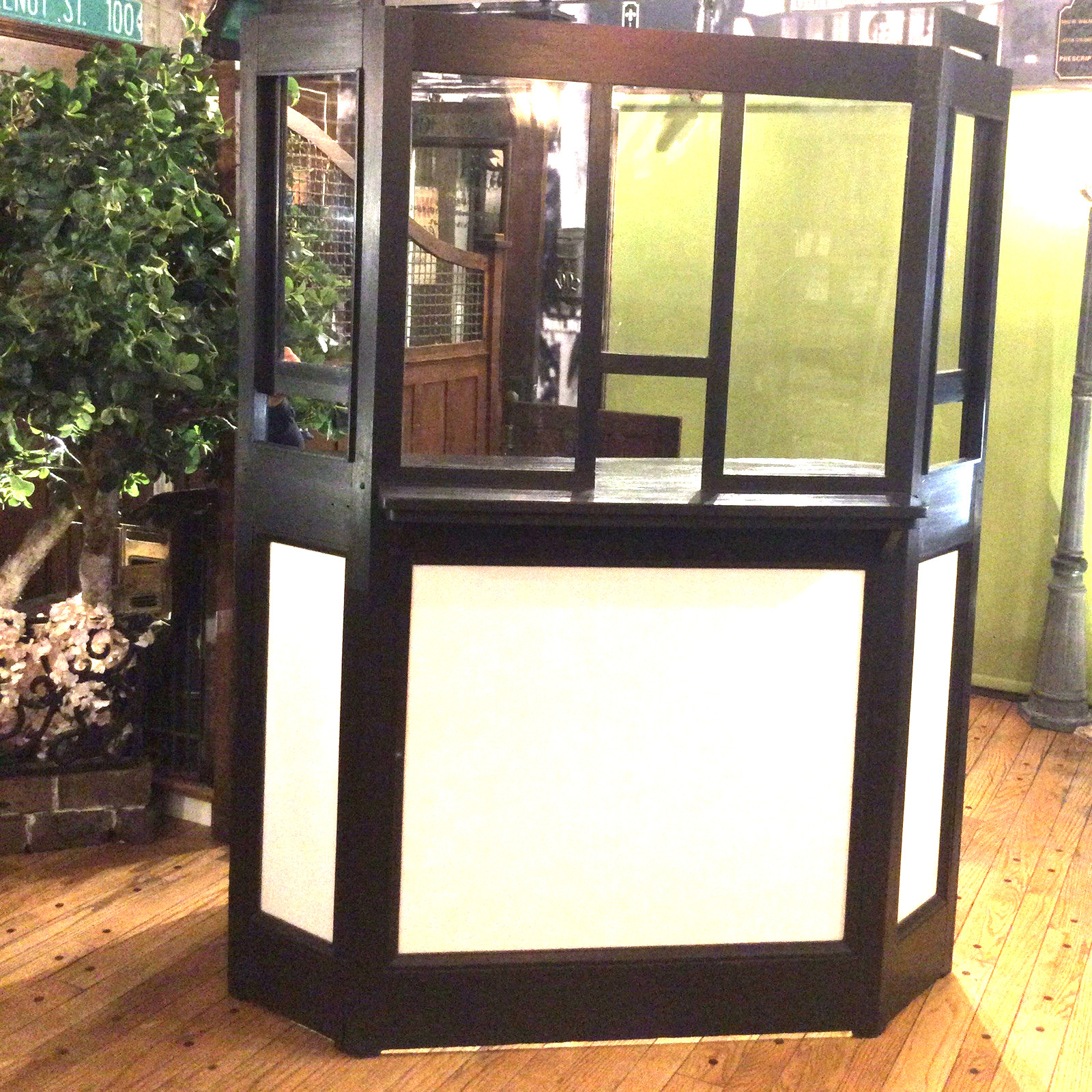 Antique 1920s Art Deco Chicago, IL Movie Theater Cinema TICKET BOOTH BOX OFFICE