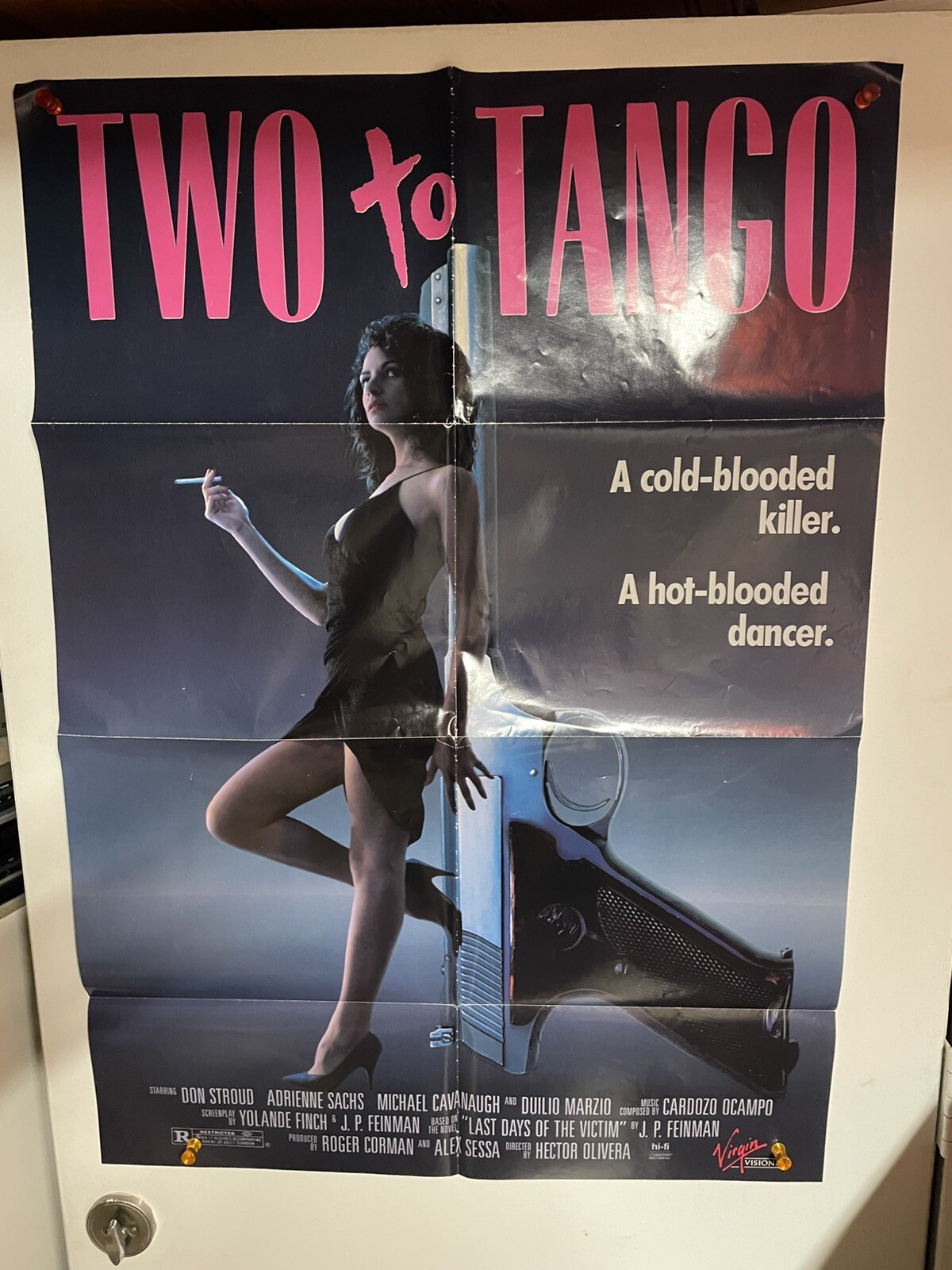 Two To Tango Original Movie Poster 26×36 Folded
