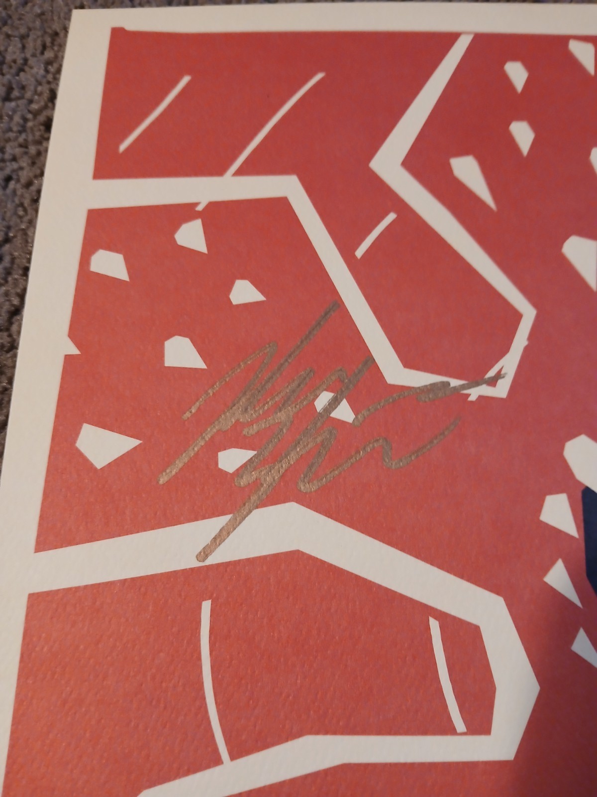 Stranger Things The First Shadow Cast signed 11×17 Poster with 13 signatures