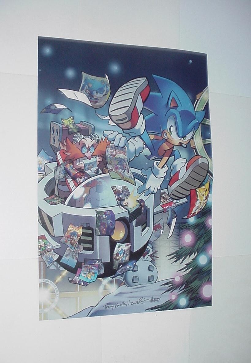 Sonic the Hedgehog Poster #20 Merry Christmas Dr Robotnik Ha! Movie 2 Jim Carrey