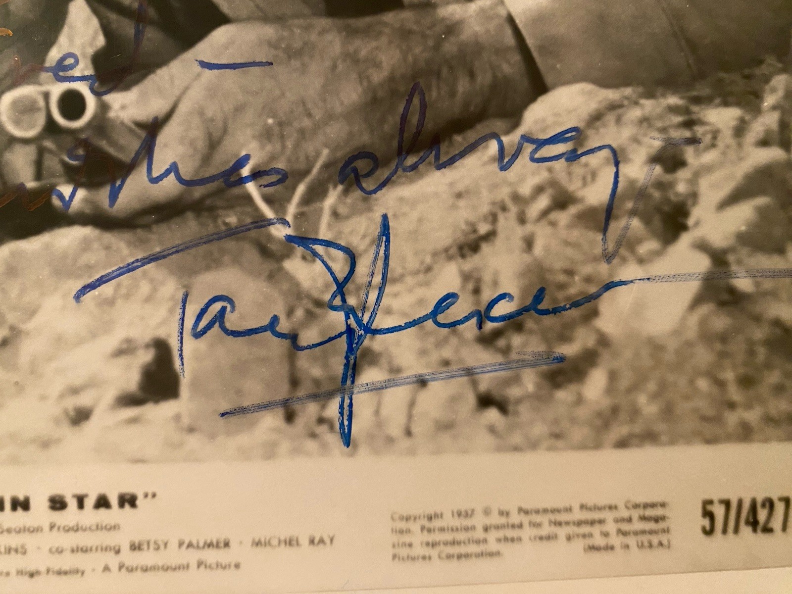 Anthony Perkins Signed Autographed 10×8 Photo With COA The Tin Star