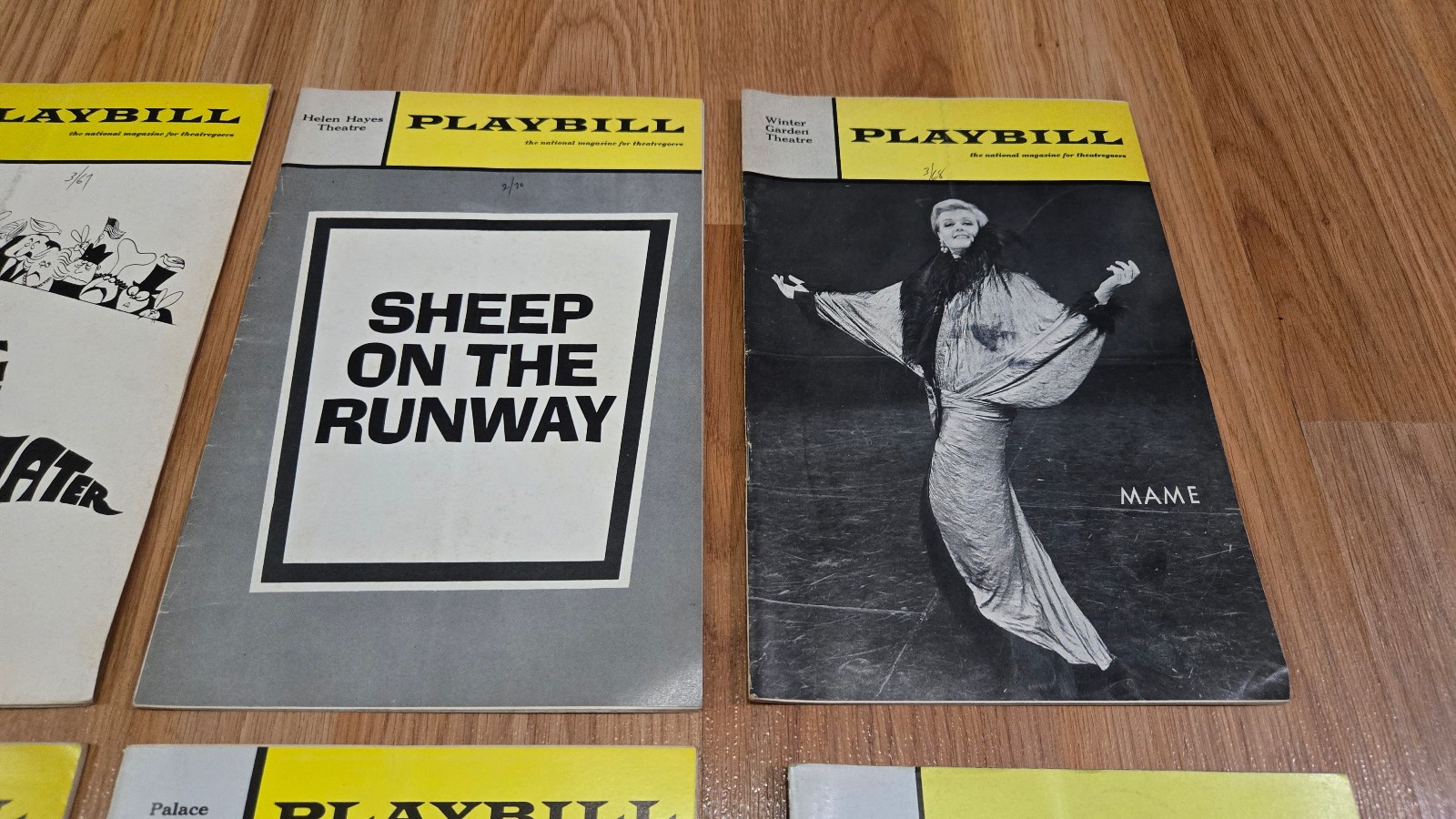 1960’s Broadway Playbill Program LOT OF 8 New York NY Cabaret Hello Dolly Mame
