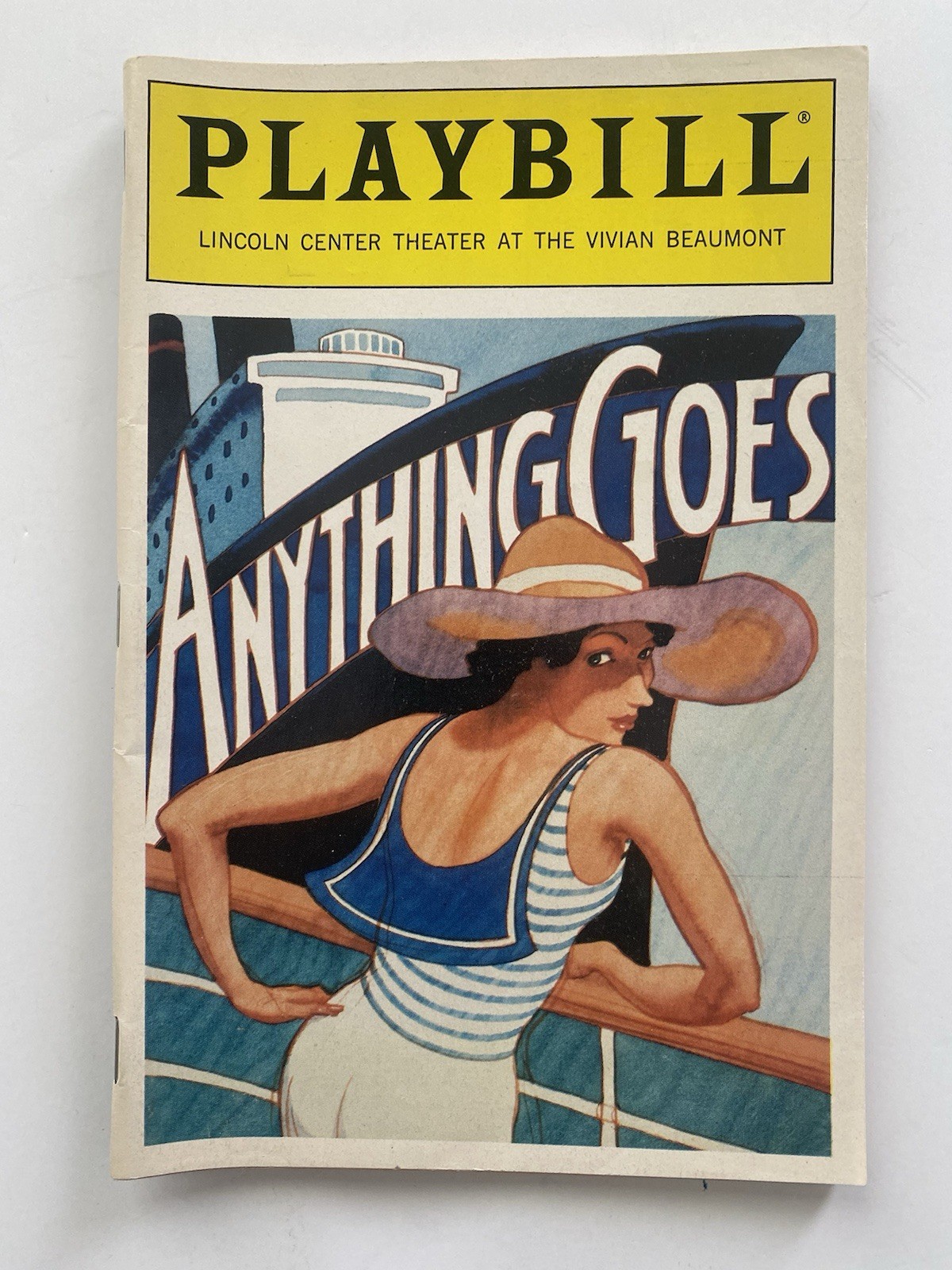 Anything Goes Playbill Lincoln Center Theatre At The Vivian Beaumont, April 1988