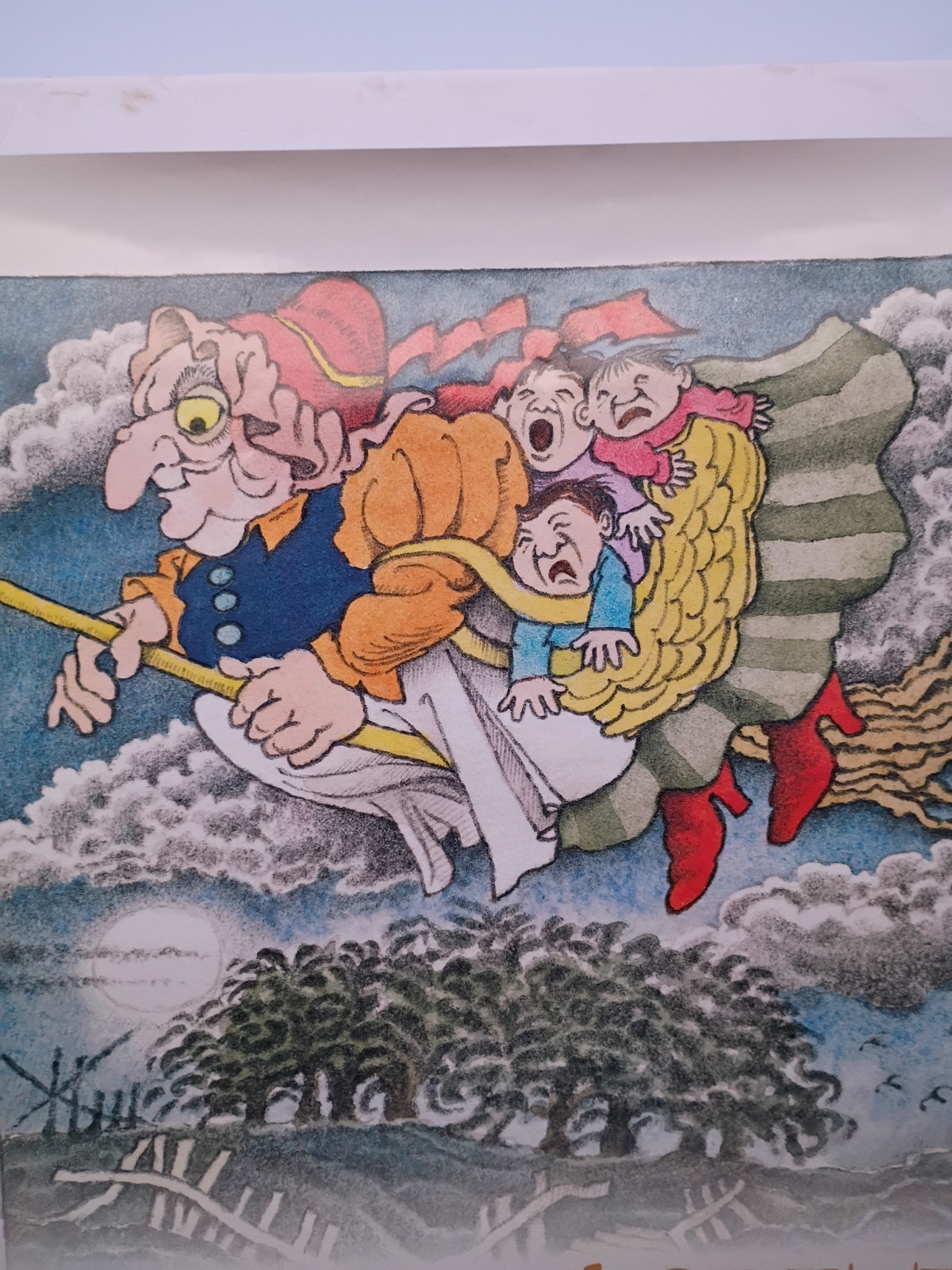 Vintage Maurice Sendak Hansel & Gretel San Diego Opera 1998 Poster Illustration