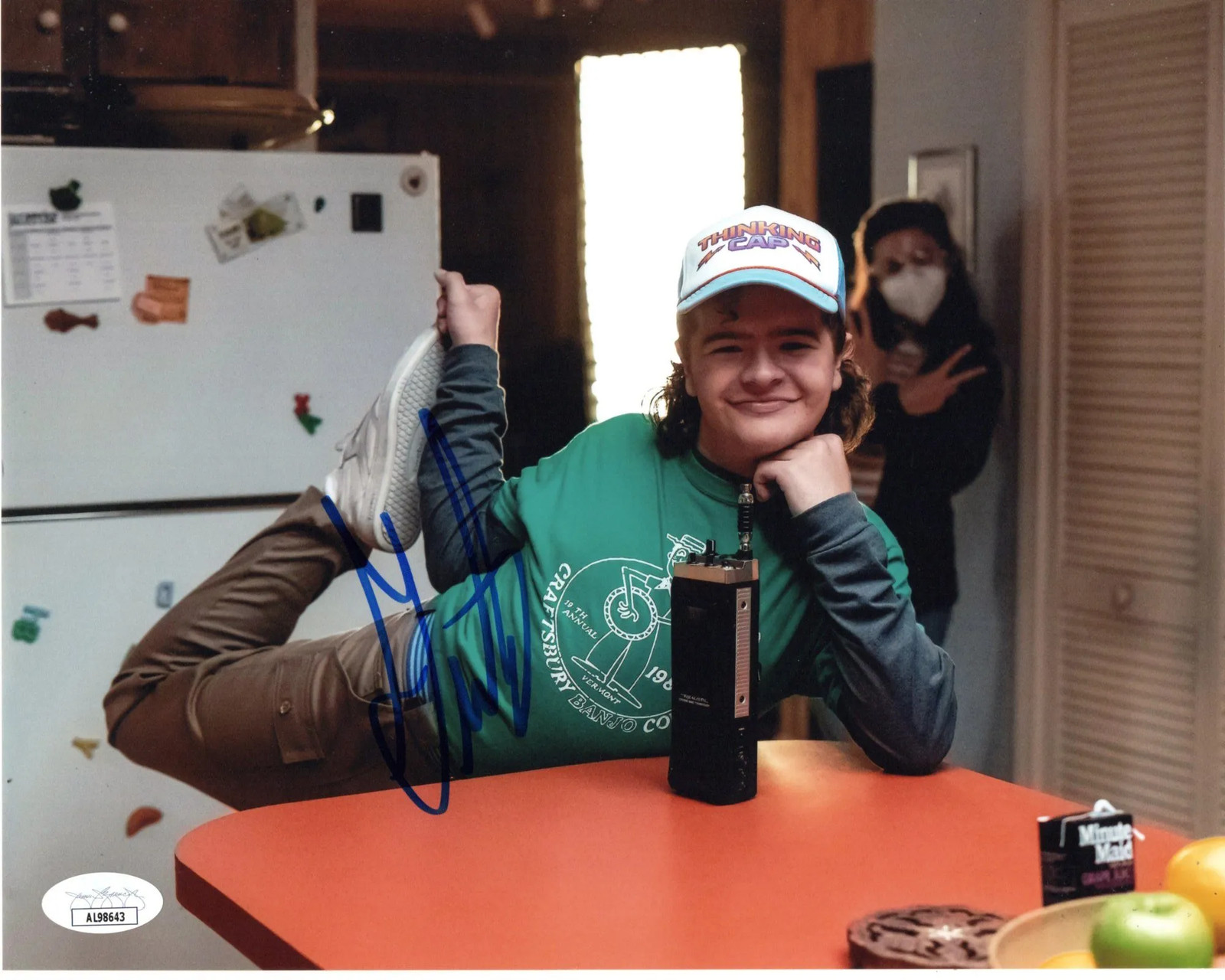 Gaten Matarazzo signed 8×10 Photo Dustin Henderson Stranger Things 4 JSA