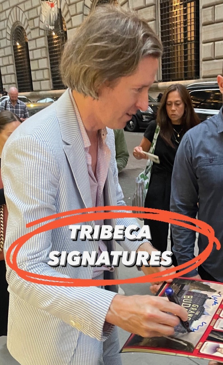 Wes Anderson Signed Autograph The Grand Budapest Hotel 12×18 Poster Beckett BAS