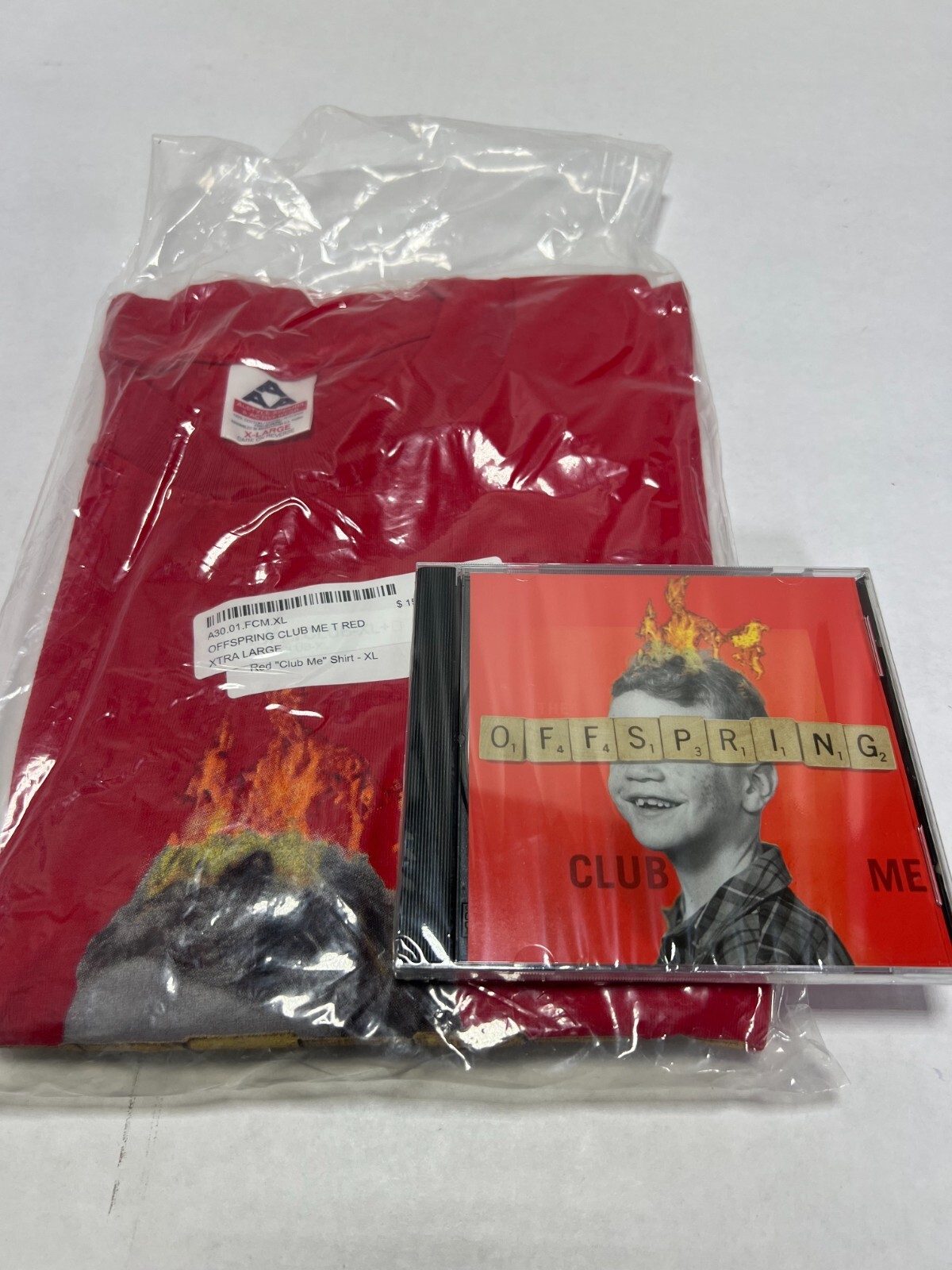 THE OFFSPRING OFFICIAL CLUB CLUB ME T-SHIRT+CD ” T-SHIRT NEW OFFICIAL TEE NEW