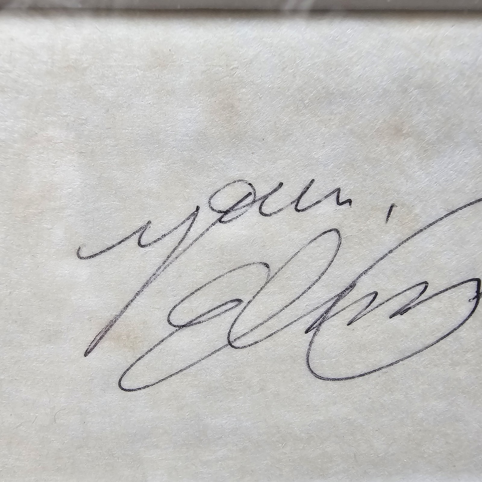 ELVIS PRESLEY Authentic Hand Signed Autograph -COA -Framed
