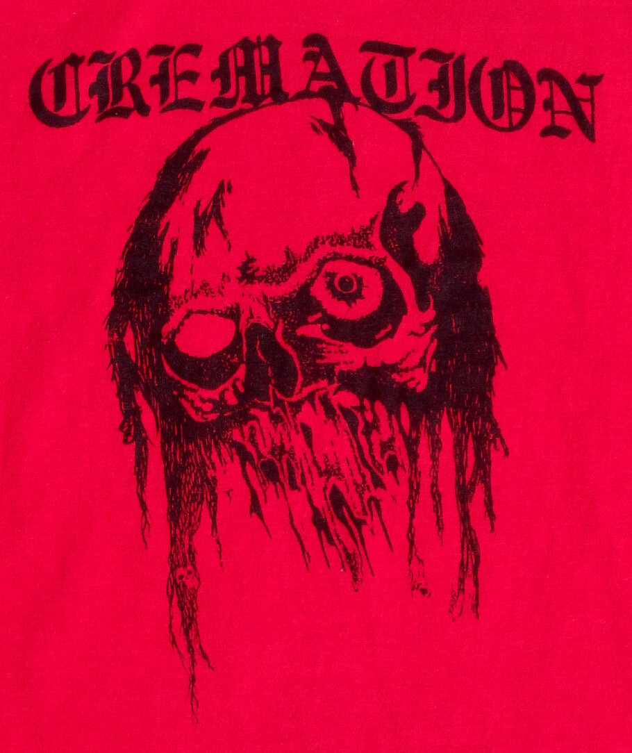CREMATION “Cremation” Original Vintage 1986 Tank Top Punk Metal T-Shirt Large
