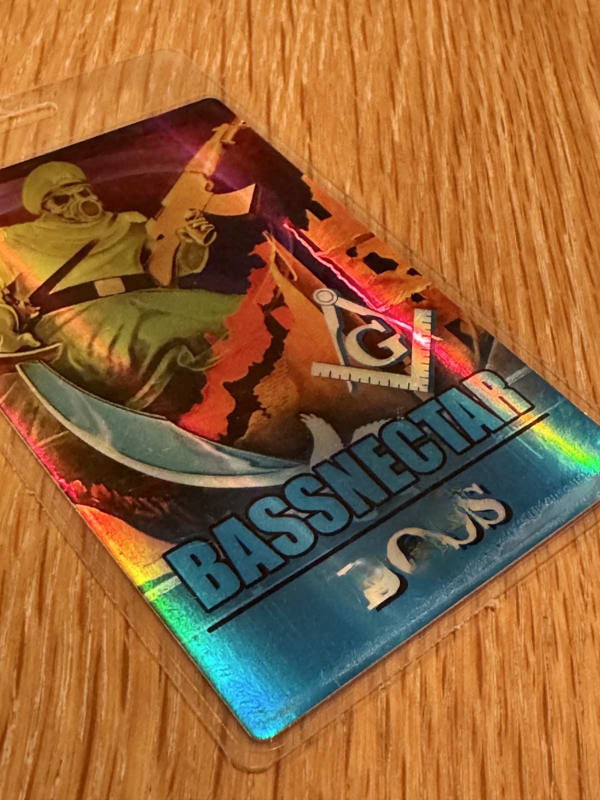 BASSNECTAR – All Access Backstage Pass – RED ROCKS MAY 2014 – Great foil front