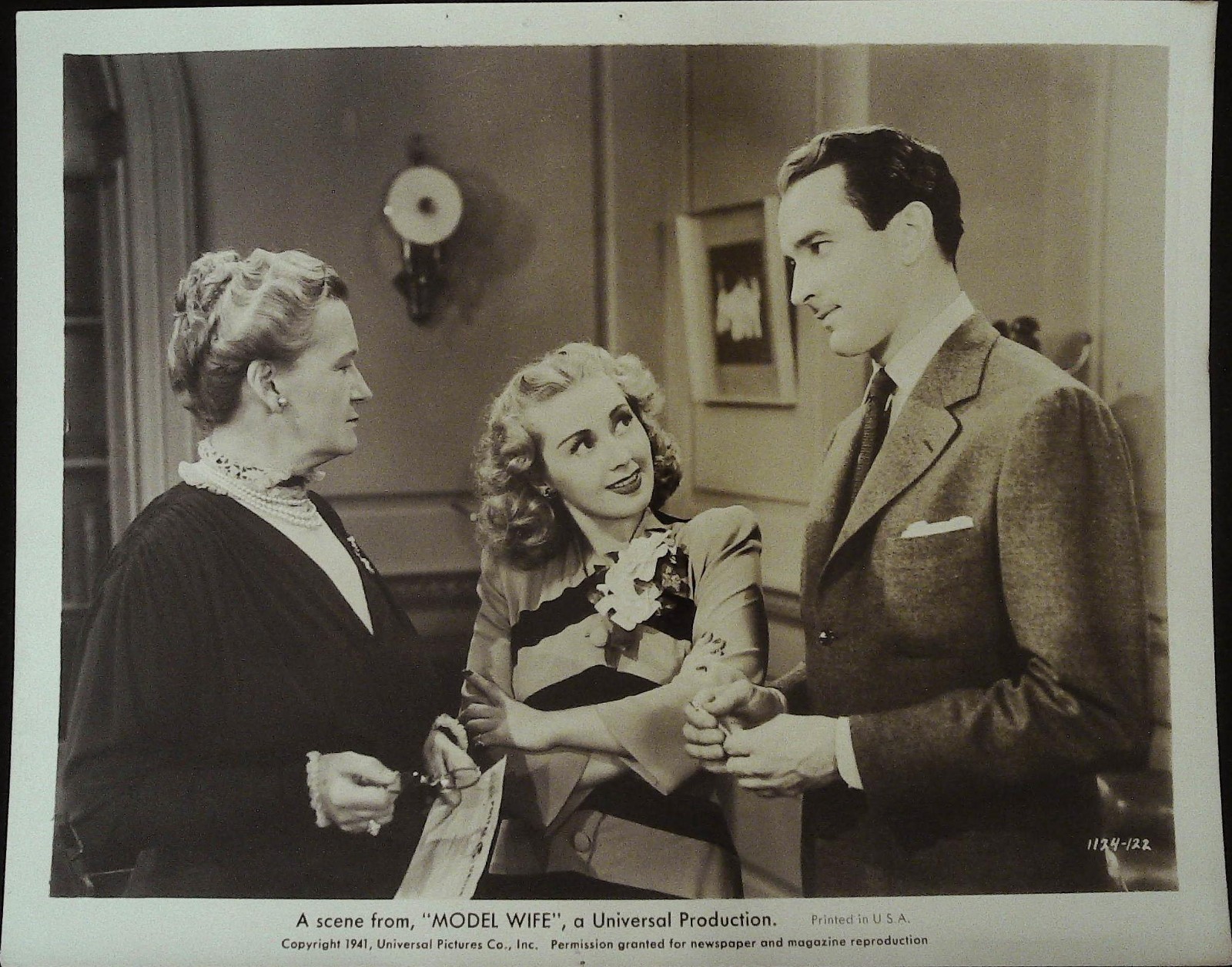 Model Wife Lot of Thirteen 8 X 10 Stills 1941 Joan Blondell, Dick Powell, rare!