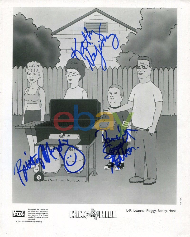 KING OF THE HILL SIGNED 8X10 PHOTO BRITTANY MURPHY KATHY NAJIMY PAMELA ADLON rep