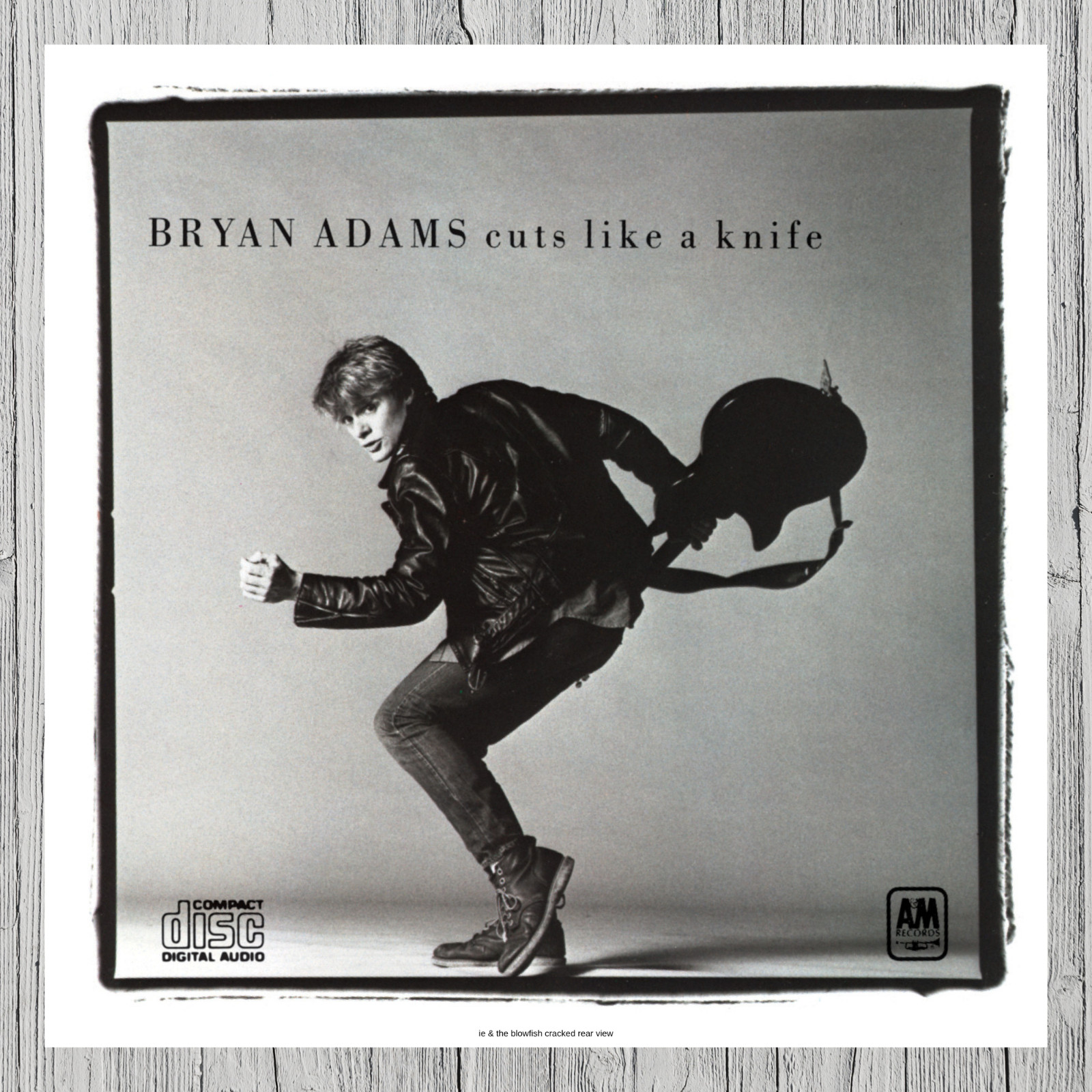Bryan Adams Cuts Like a Knife Album Cover Metal Sign Poster