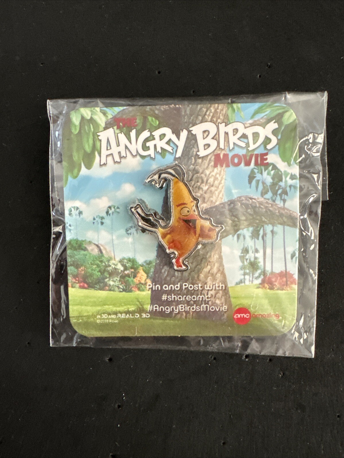 The Angry Birds Movie Chuck Pin And Post AMC 2016 Promotional Giveaway