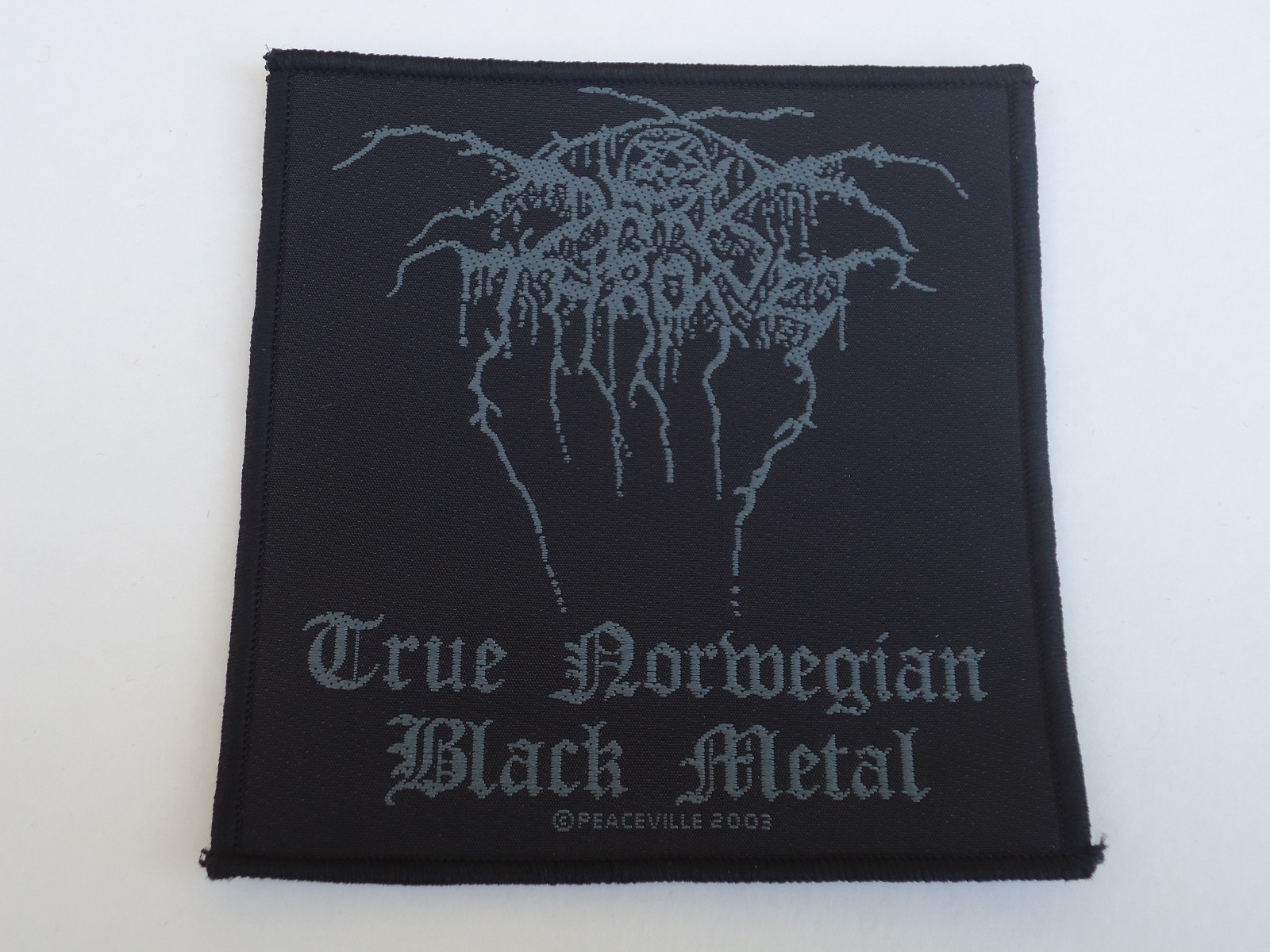 DARKTHRONE TRUE NORWEGIAN BLACK METAL WOVEN PATCH