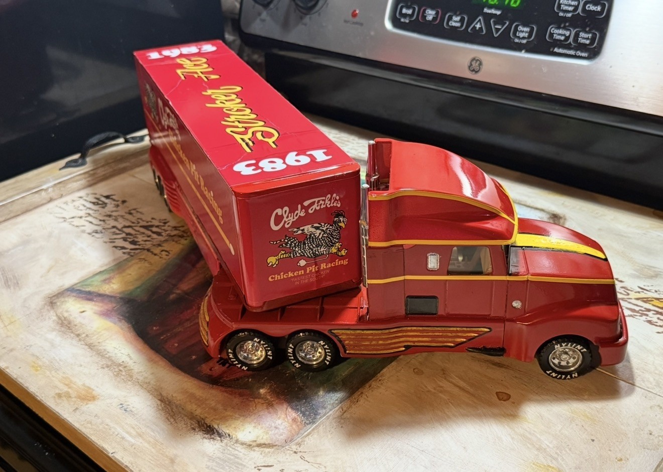 1/24 scale Stroker Ace Thunderbird and Hauler pair