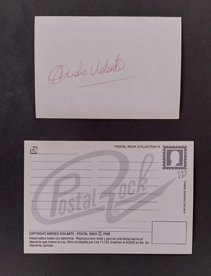 Blur Oasis Britpop Lot 2 Argentina 1999 Concert Photos Postcards Signed Violante