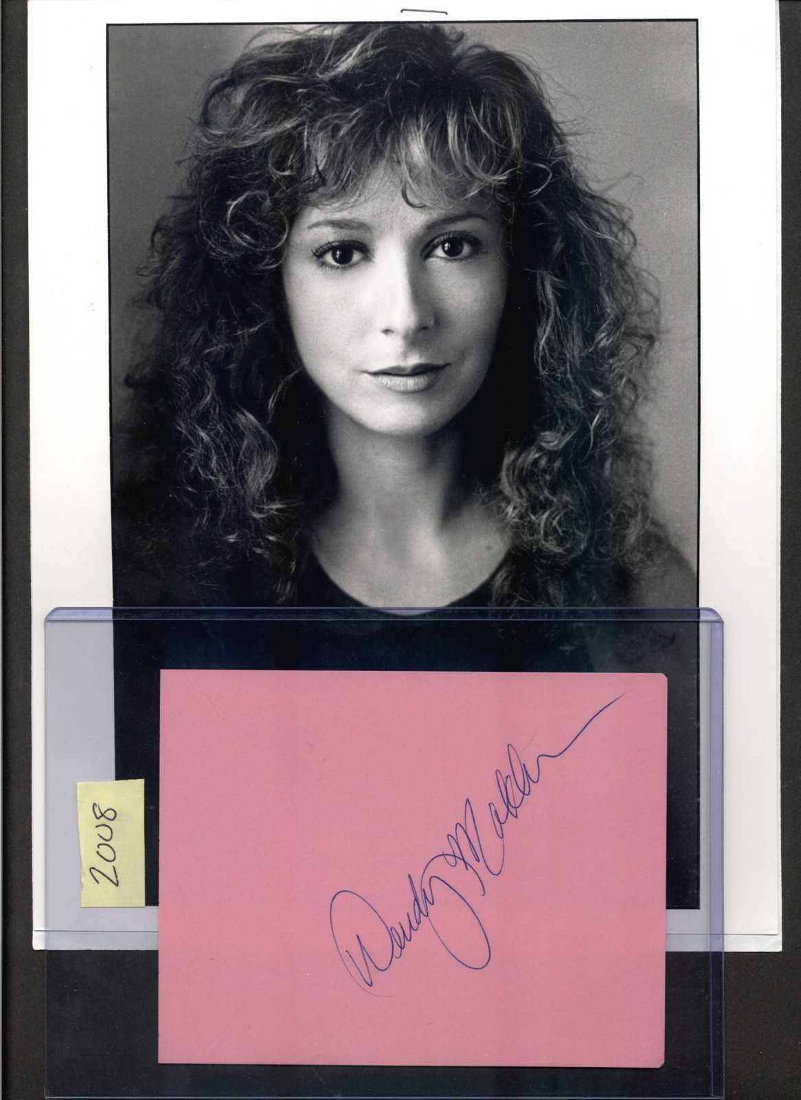 Wendy Makkena – Signed Autograph Book Page & Photo Set – Sister Act