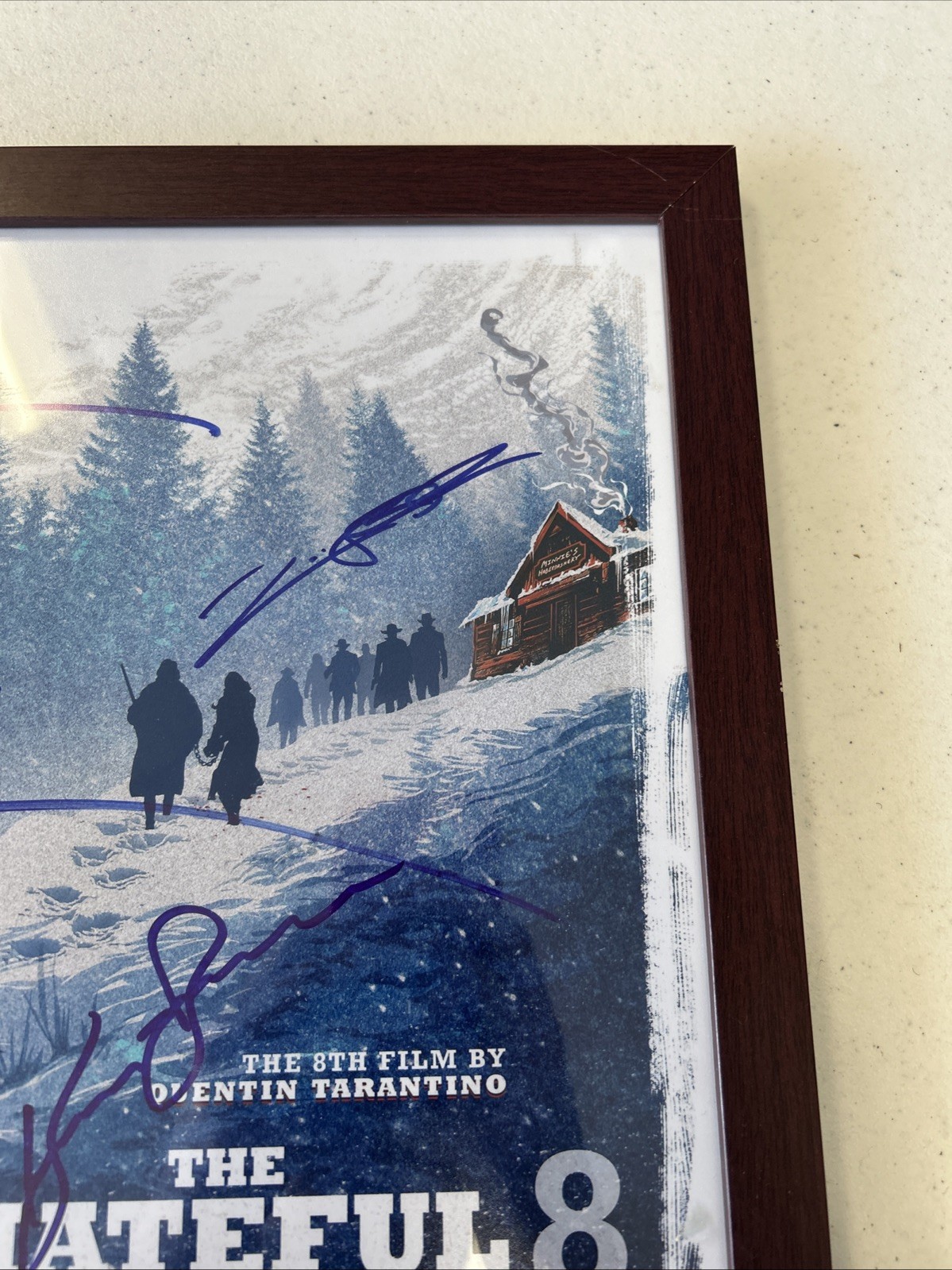 The Hateful 8 Cast Autograph Signed Beckett COA Authentic Quintin Tarantino Rare